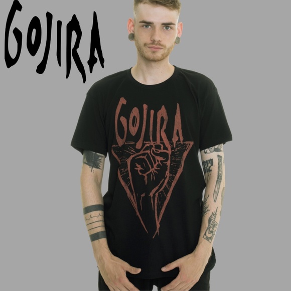 Gojira Power Glove Premium T-Shirt - Picture 1 of 6